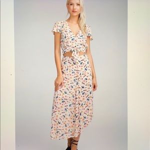 Honey Punch floral print Skirt
